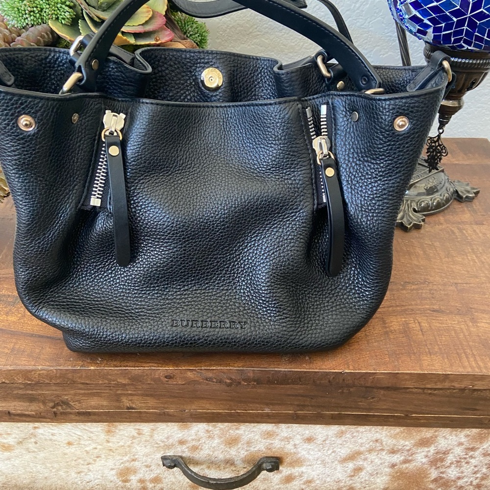 Burberry Maidstone Small Satchel - Black